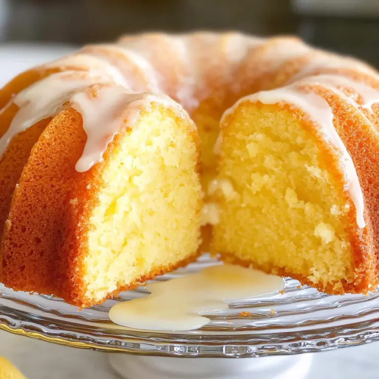 3-Ingredient Weight Watchers Lemon Cake