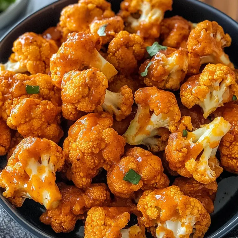 Air Fryer Buffalo Cauliflower Recipe