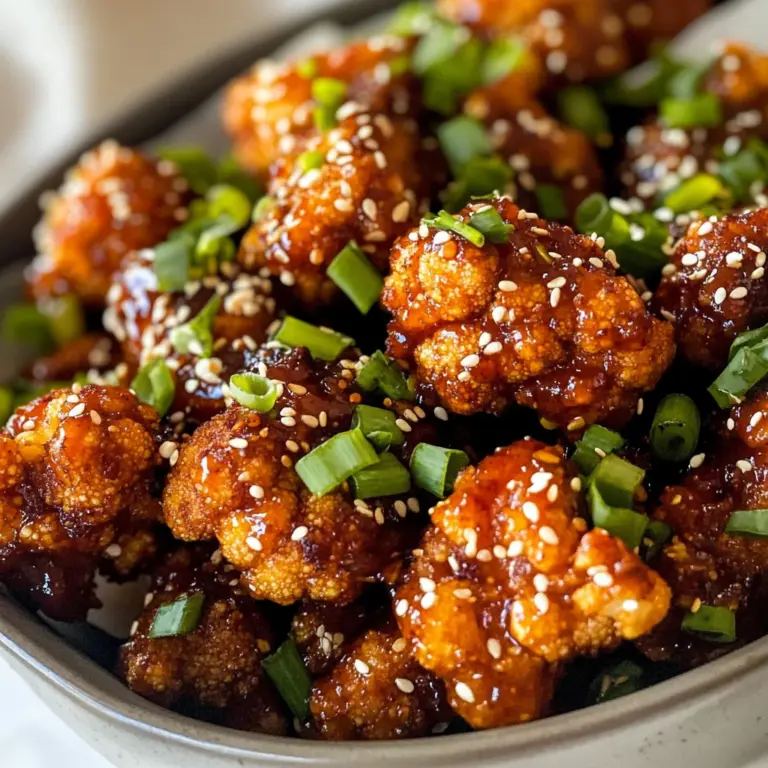 Air Fryer Sesame Cauliflower Wings