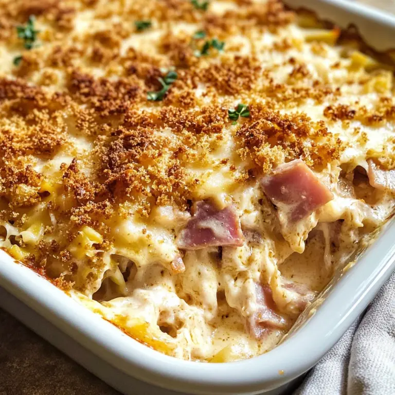 Chicken Cordon Bleu Casserole – Low Carb