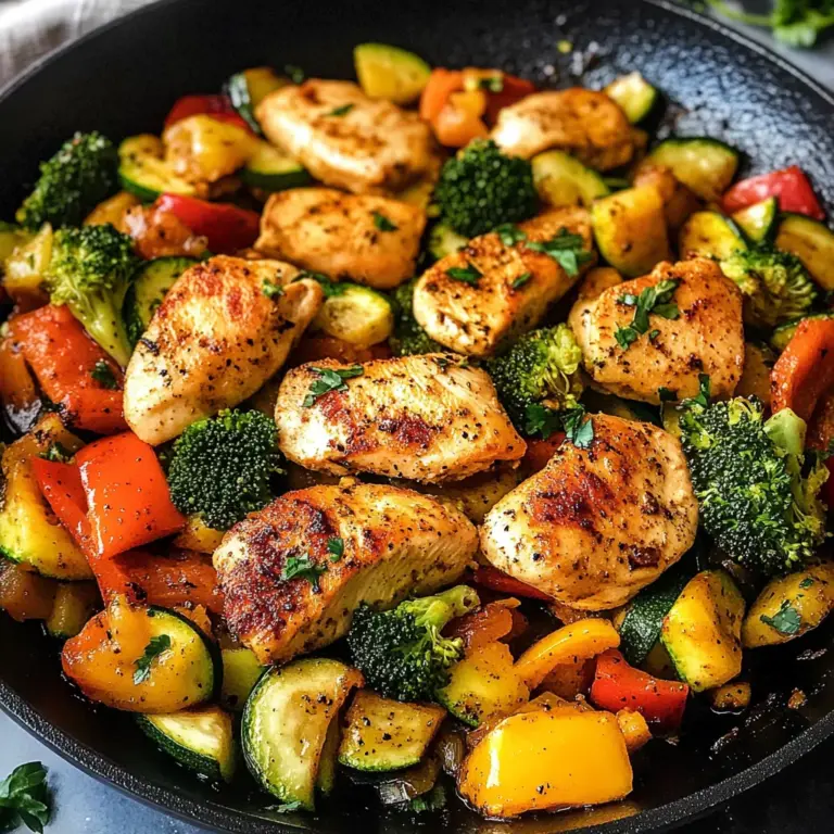 Chicken and Vegetables Skillet Recipe