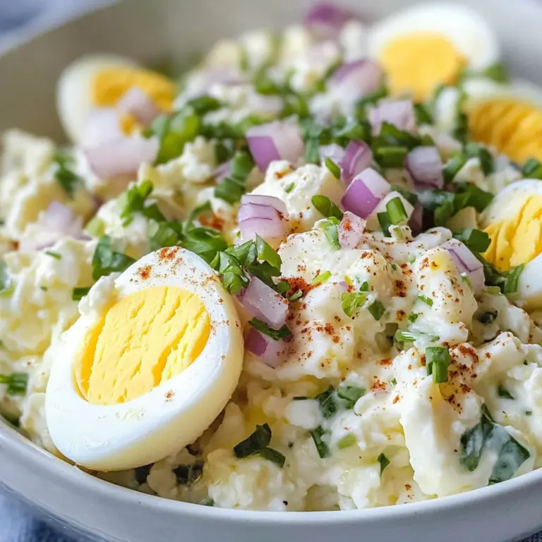 Cottage Cheese Egg Salad (No Mayo)