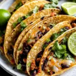 Crispy Sheet Pan Black Bean Tacos (Vegetarian)