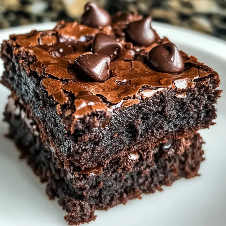 Easy Zero Sugar Brownies with Greek Yogurt