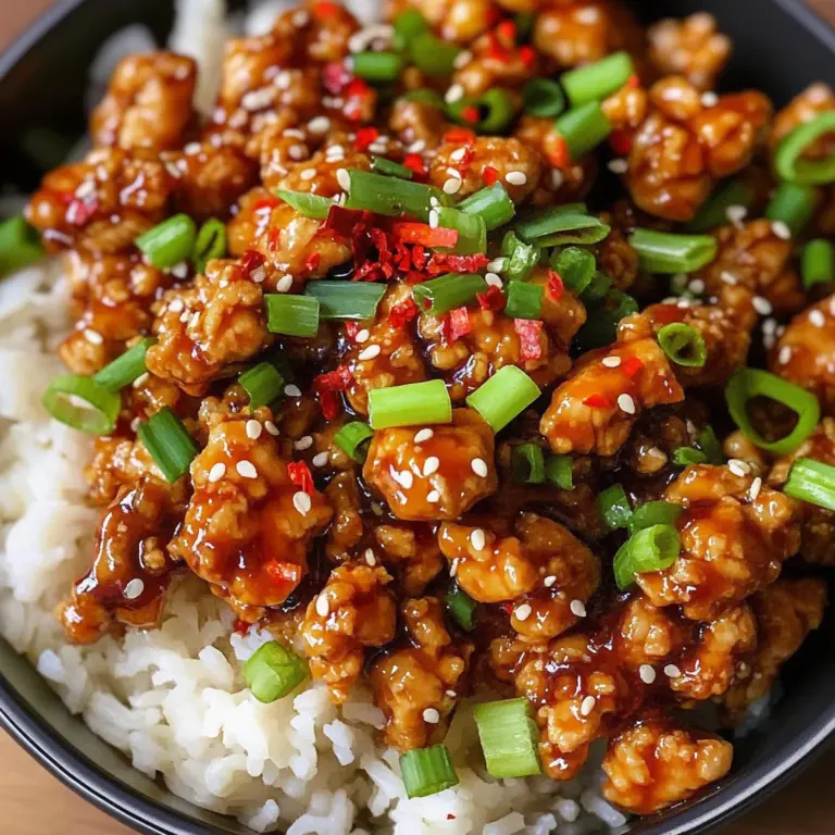 Firecracker Ground Chicken