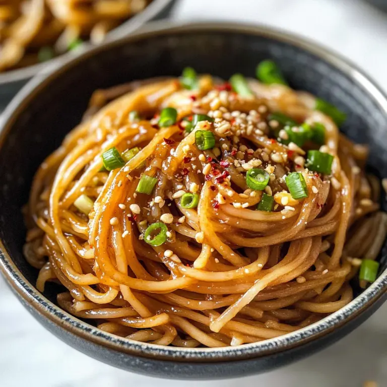 Garlic Sesame Noodles