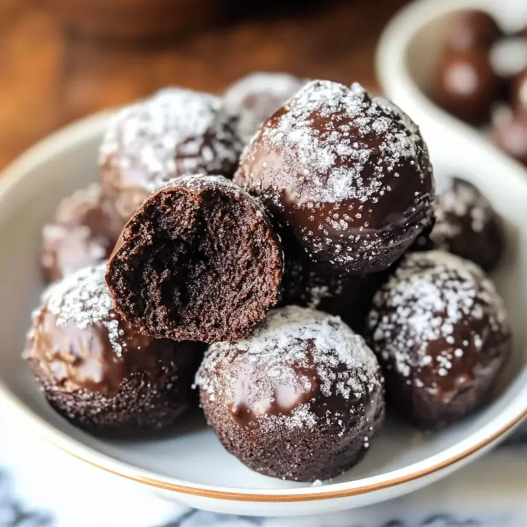 Gluten-free Baked Chocolate Donut Holes