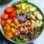 Healthy Burger in a Bowl