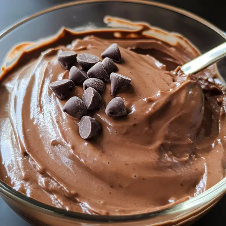 Healthy Chocolate Pudding