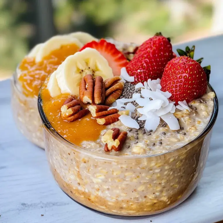 High-Protein Overnight Oats