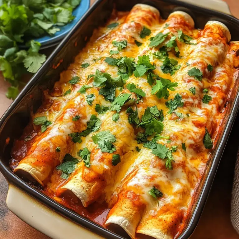 High Protein Chicken Enchiladas (30-minute)
