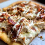 Keto Chicken Bacon Ranch Pizza