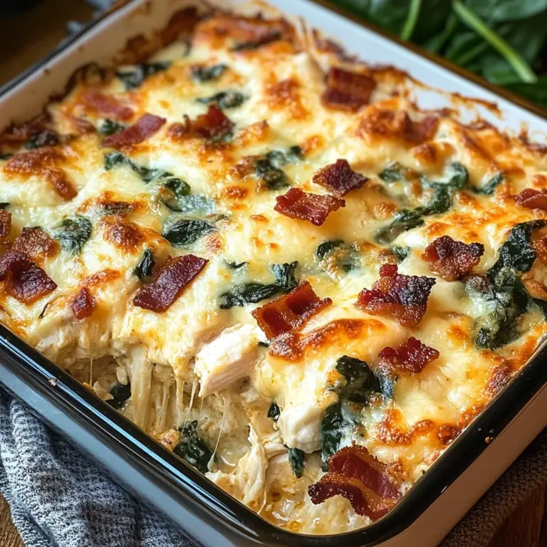 Keto Chicken Cheese Bake