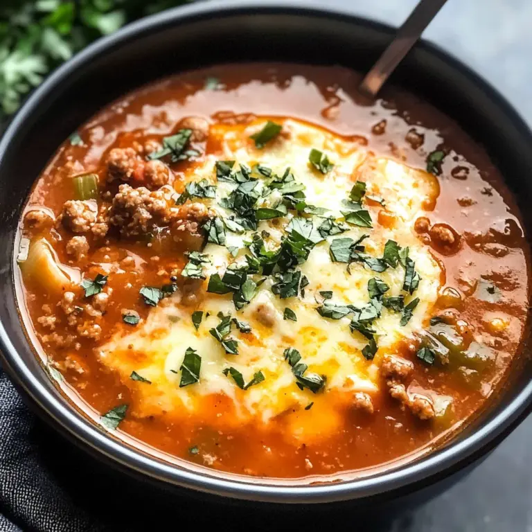 Keto Lasagna Soup