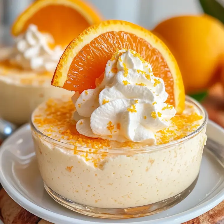 Keto Orange Cheesecake Mousse
