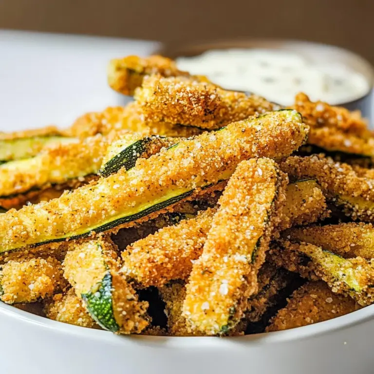 Keto Zucchini Fries