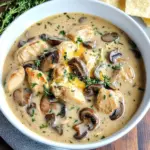 (Low-Carb) Chicken Mushroom Soup recipe