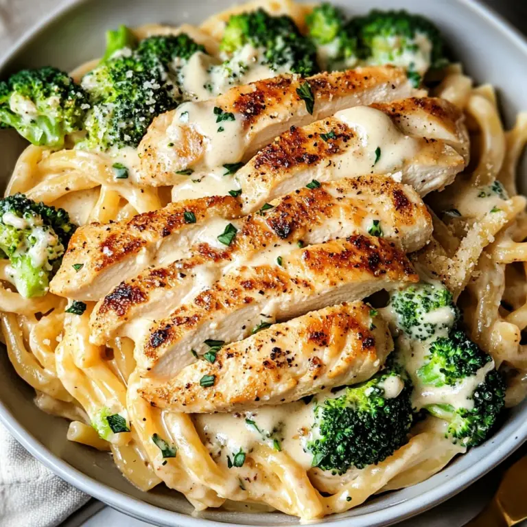 Low Calorie Chicken Alfredo