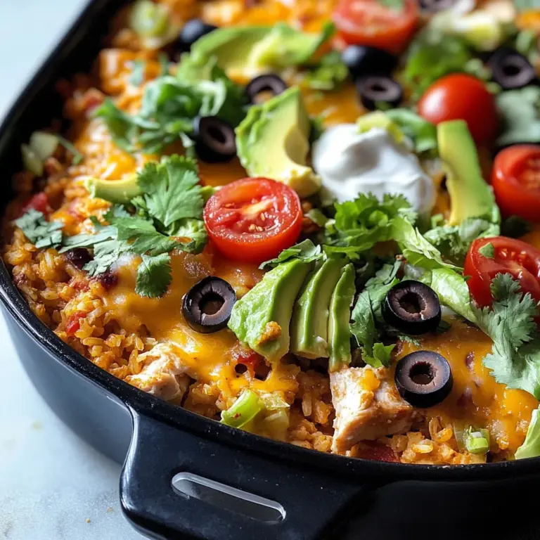 Low Carb Chicken Taco Casserole