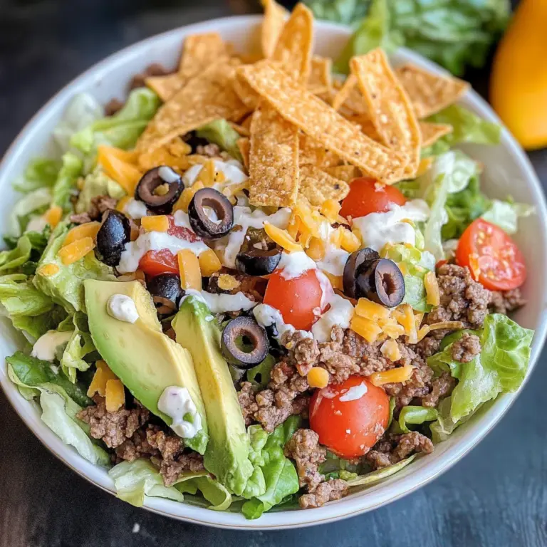 Low Carb Taco Salad Bowl