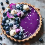 No Bake Blueberry Tart with Earl Grey