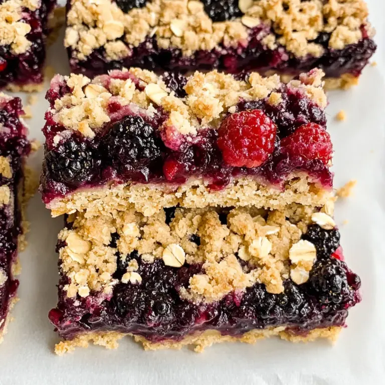 Vegan Berry Crumble Bars