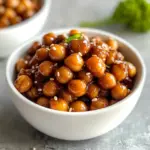 Vegan Sticky Sesame Chickpeas