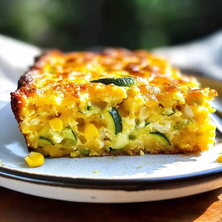 Zucchini Cornbread Casserole