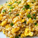 10 min. Easy Egg Fried Rice (only 6 ingredients!)