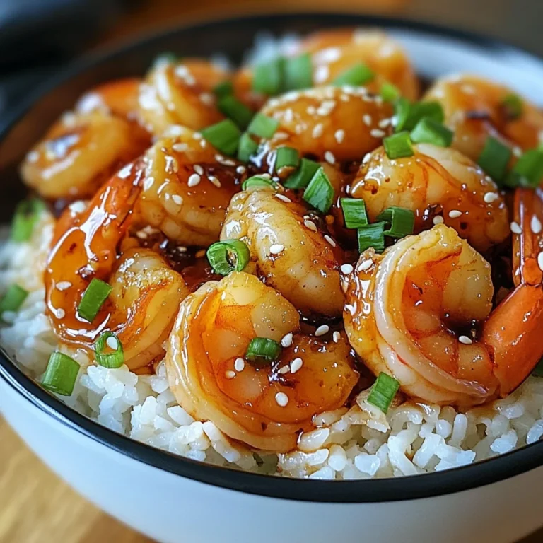 20 Minute Honey Garlic Shrimp & Rice Bowl