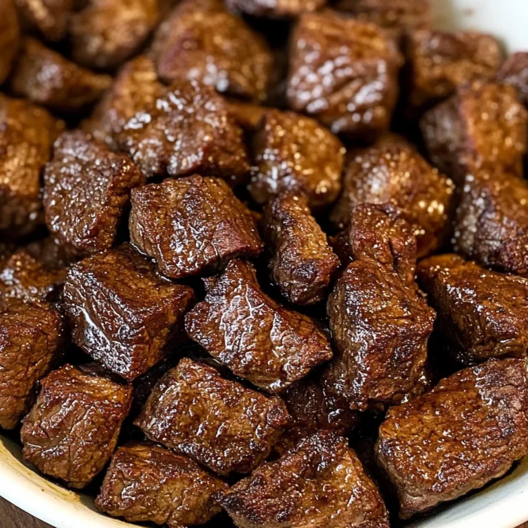 Air Fryer Juicy Steak Bites