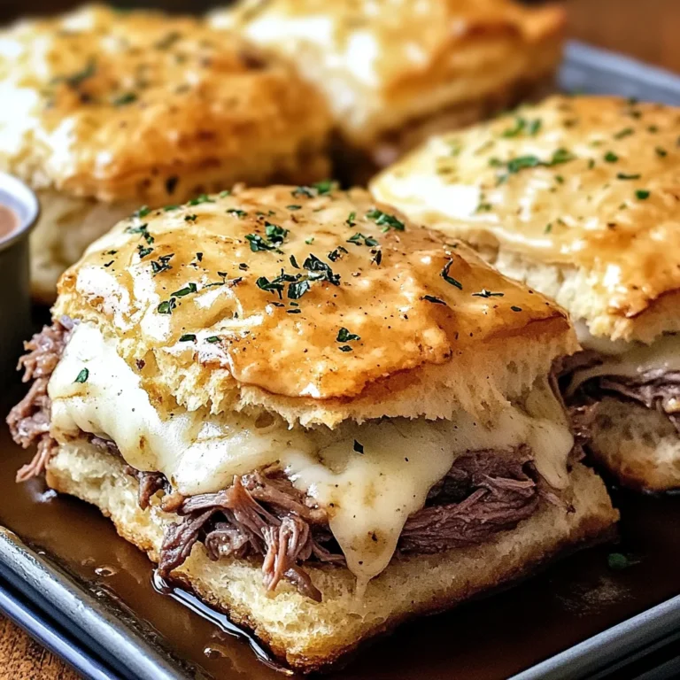 Baked French Dip Biscuits Recipe: A Comforting, Family-Friendly Meal