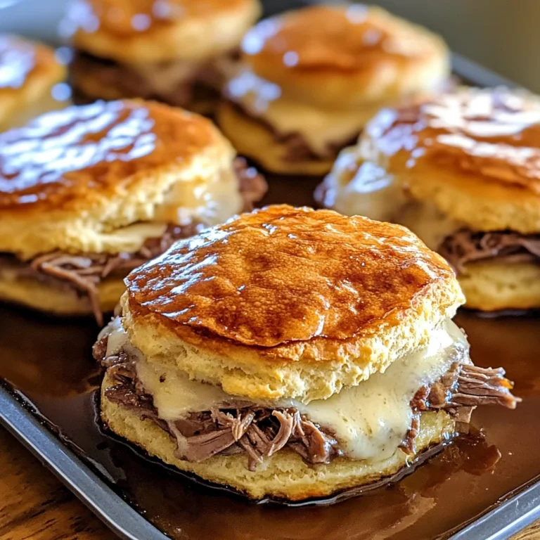 Baked French Dip Biscuits Recipe: A Comforting, Family-Friendly Meal