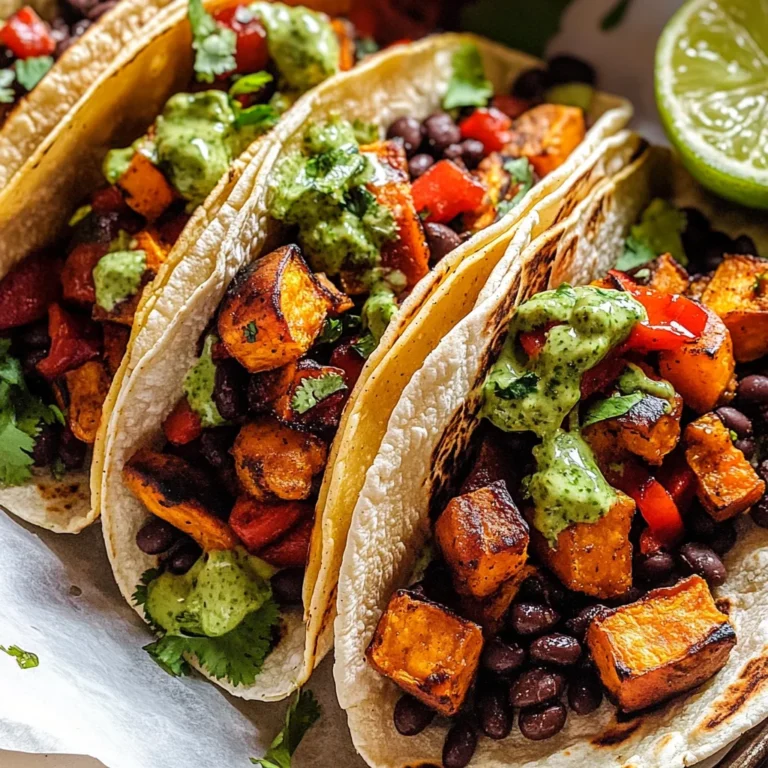 Black Bean Sweet Potato Tacos Recipe