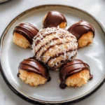 Coconut Dome with Chocolate Spread