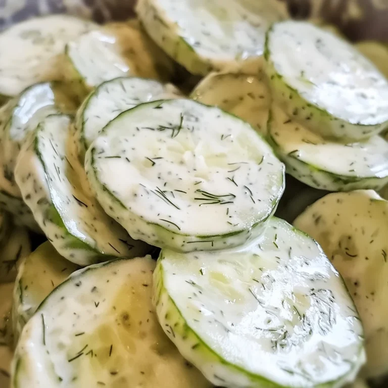 Creamy Cucumber Salad