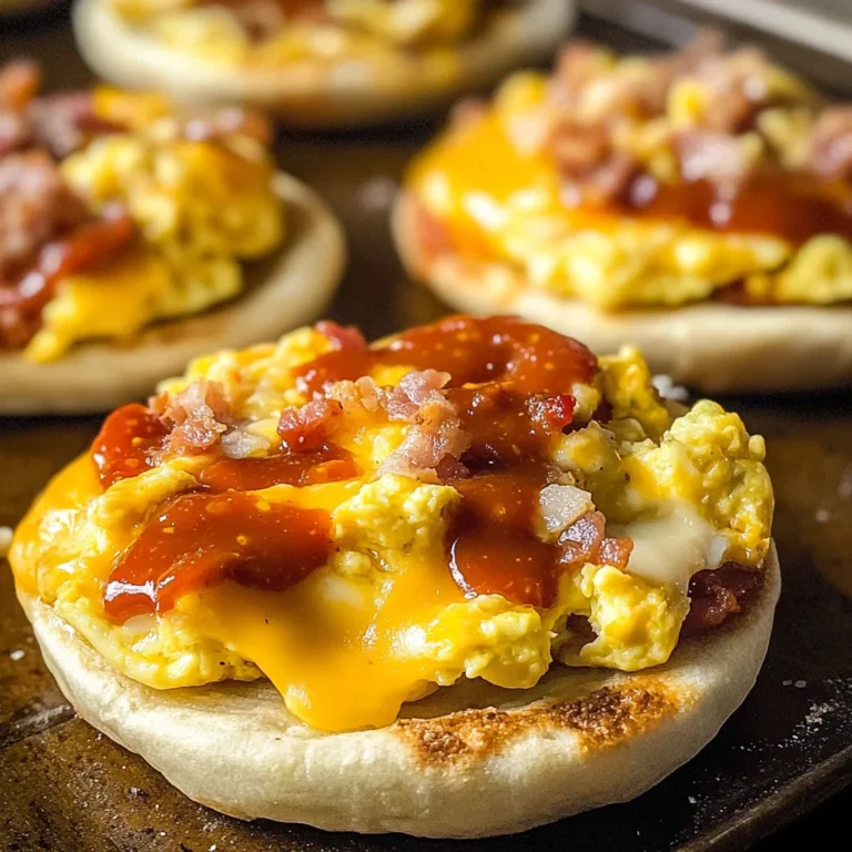 English Muffin Breakfast Pizzas
