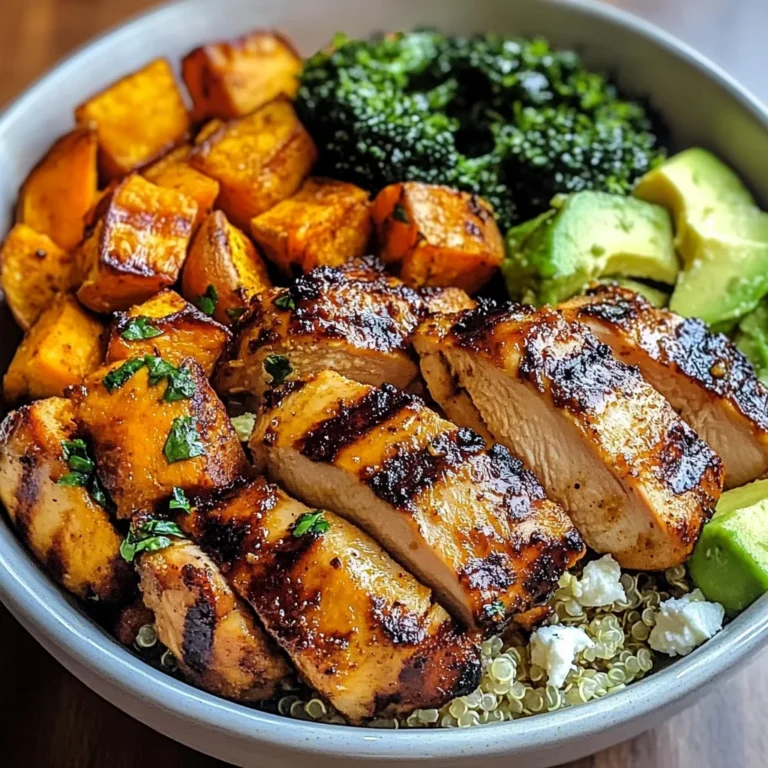 Grilled Chicken & Sweet Potato Bowl