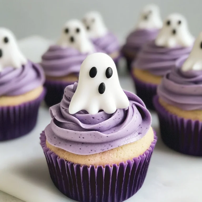 Halloween Ghost Cupcakes