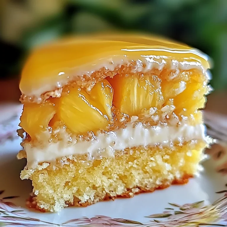 Juicy Pineapple Heaven Cake