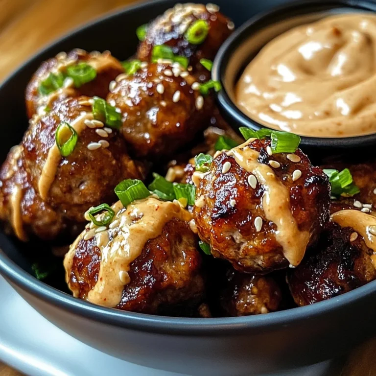 Korean BBQ Meatballs with Spicy Mayo Dip: A Flavor-Packed Beginner-Friendly Recipe