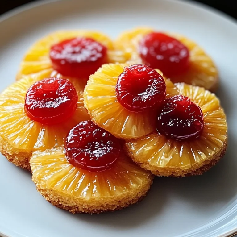 Pineapple Upside-Down Cookies: A Fun Twist on a Classic Dessert