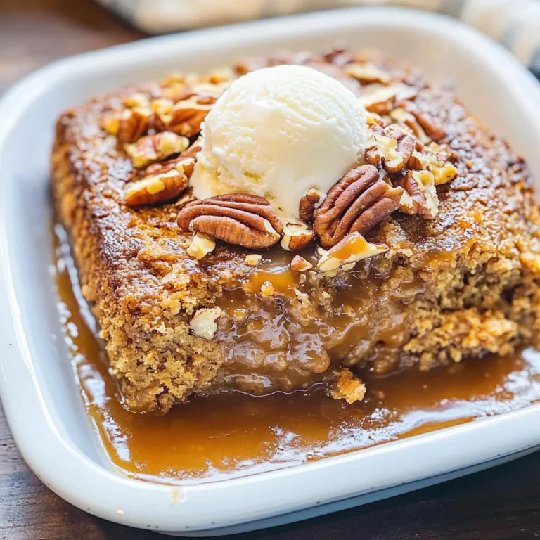 Pumpkin Pecan Cobbler
