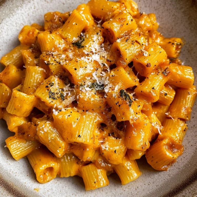 Roasted Pumpkin and Garlic Pasta