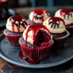Vampire Bite Halloween Cupcakes: A Spooky Delight with a Deliciously Sinister Twist