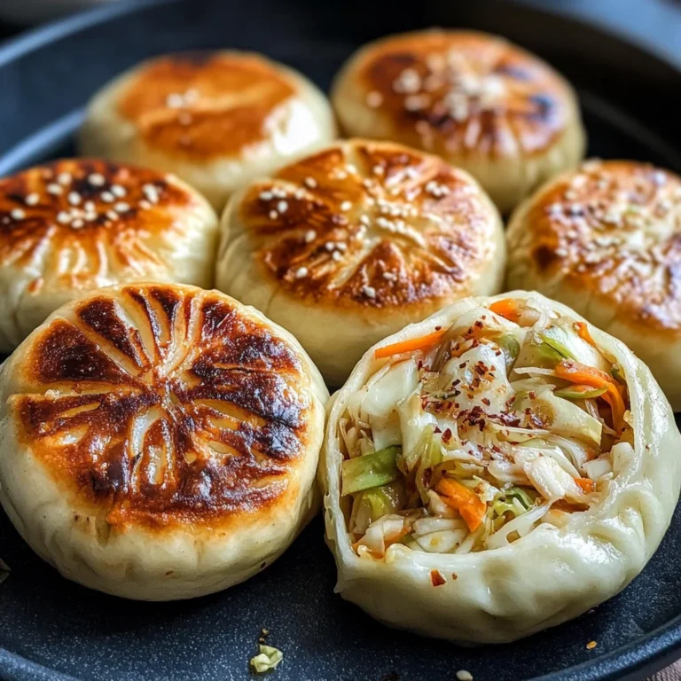 Vegan Pan-Fried Buns (Sheng Jian Bao, 生煎包)