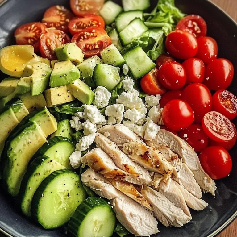 Avocado & Chicken Chopped Salad
