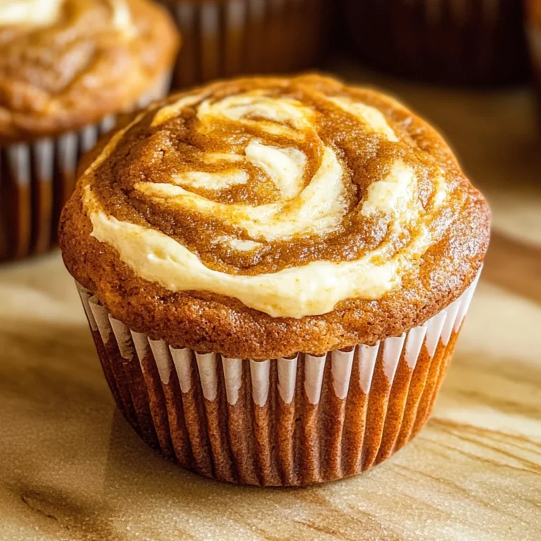 Best Swirled Pumpkin Cream Cheese Muffins