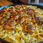 Creamy Cajun Chicken Bowtie Pasta