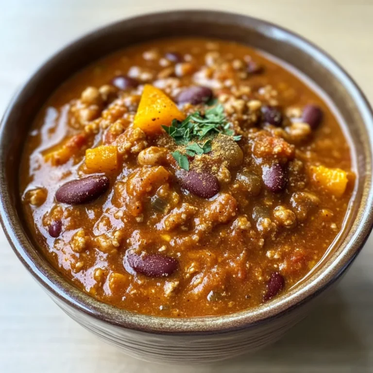 Crockpot Pumpkin Chili